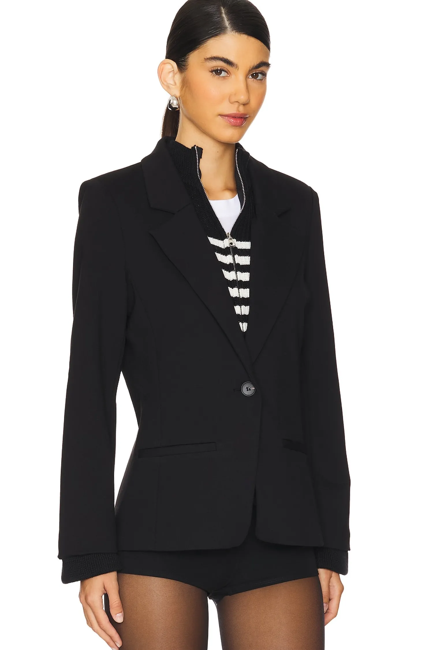 Women Central Park West Jackets & Coats>Avalon Turtleneck Dickie Blazer