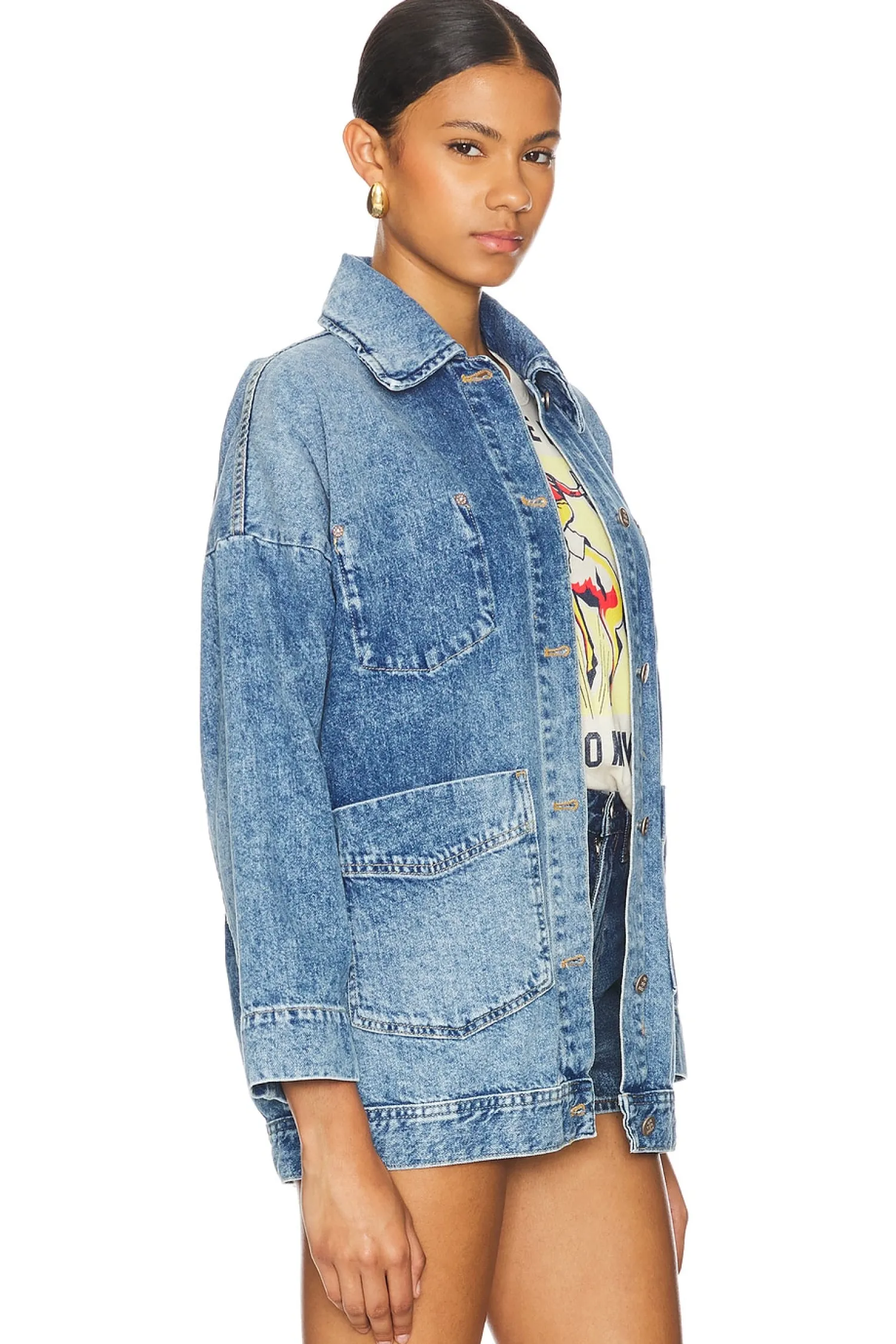 Women Free People Jackets & Coats>Avery Denim Jacket
