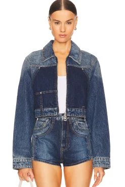 Women GRLFRND Jackets & Coats>Avery Two Tone Utility Jacket