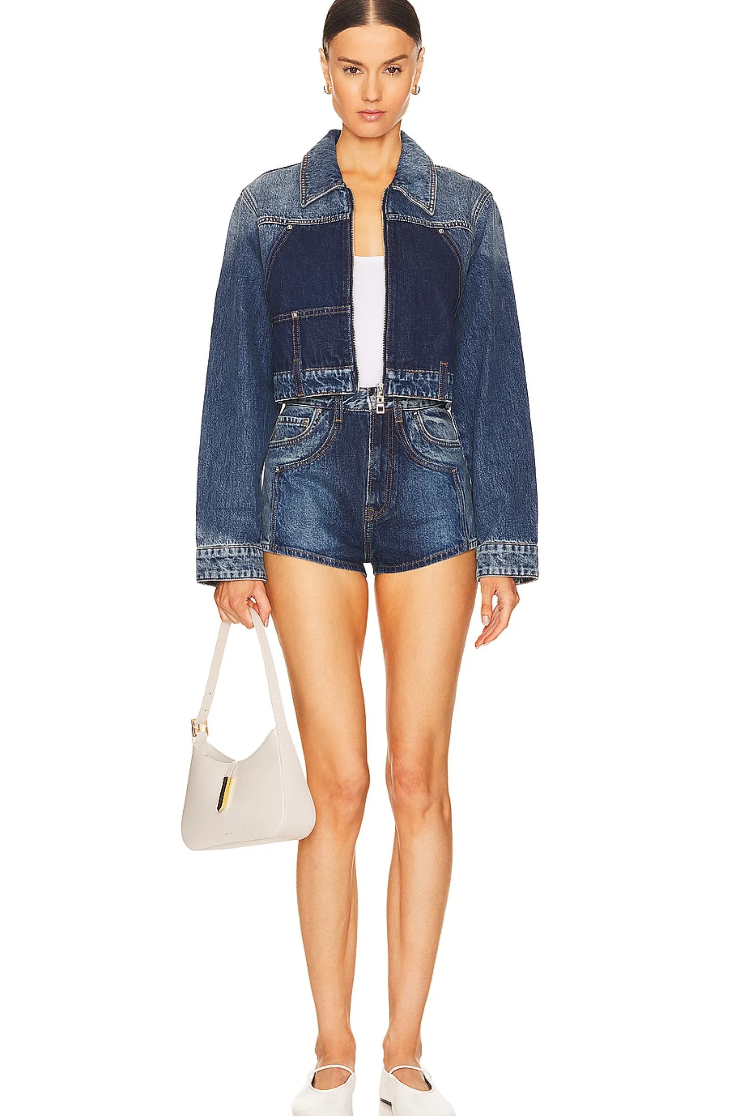 Women GRLFRND Jackets & Coats>Avery Two Tone Utility Jacket
