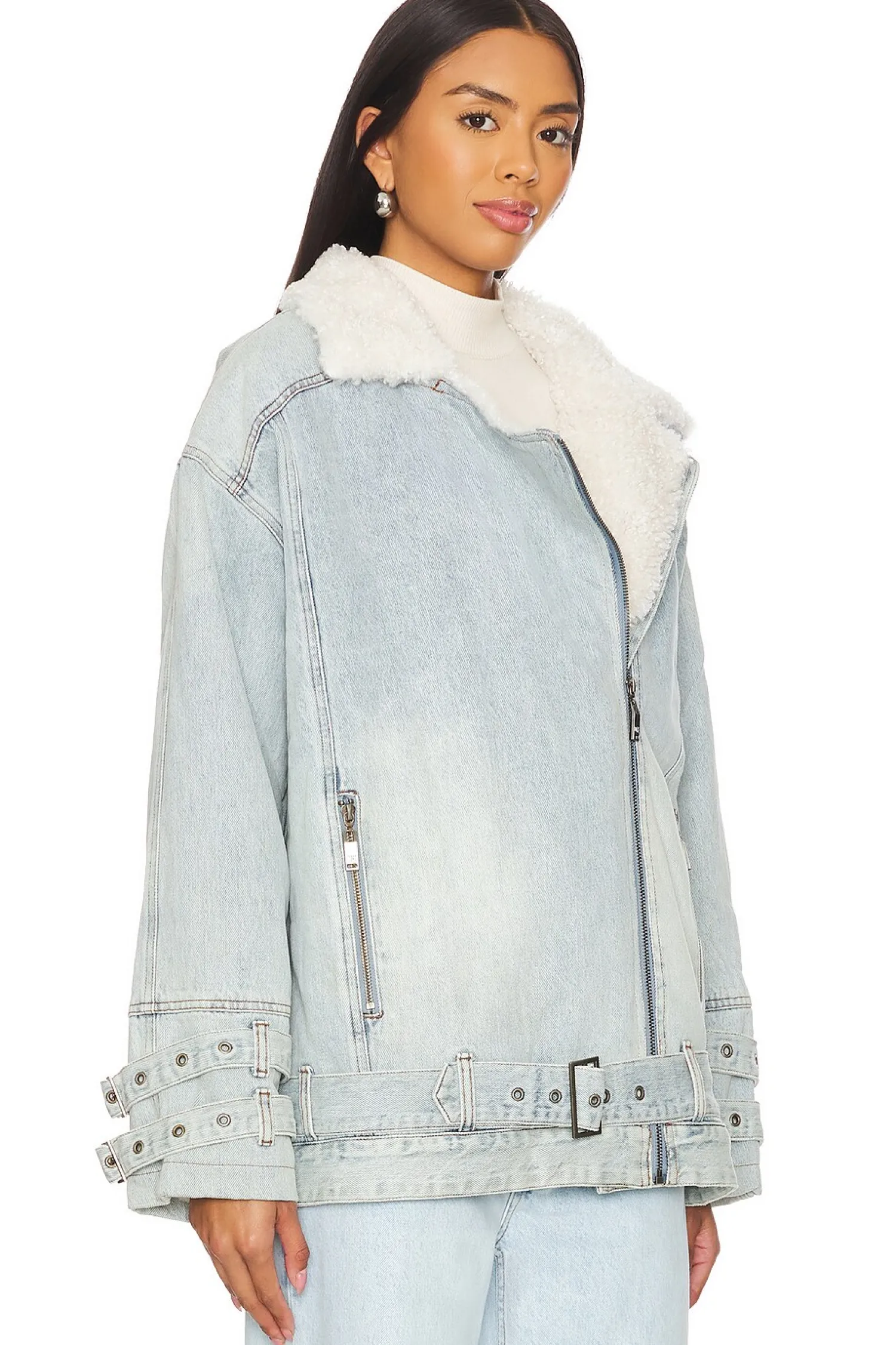Women One Teaspoon Jackets & Coats>Aviator Jacket