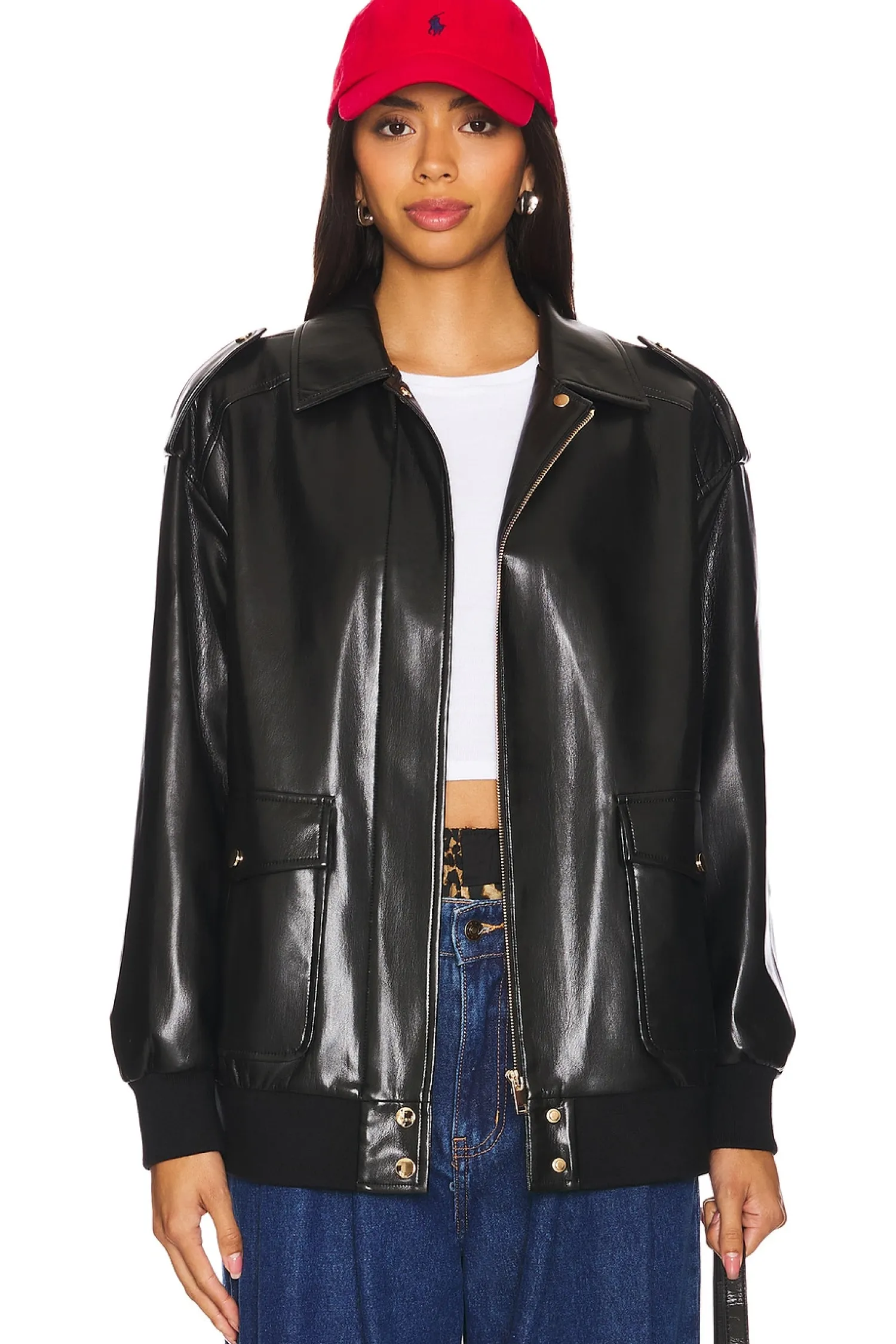 Women Generation Love Jackets & Coats>Axel Faux Leather Jacket