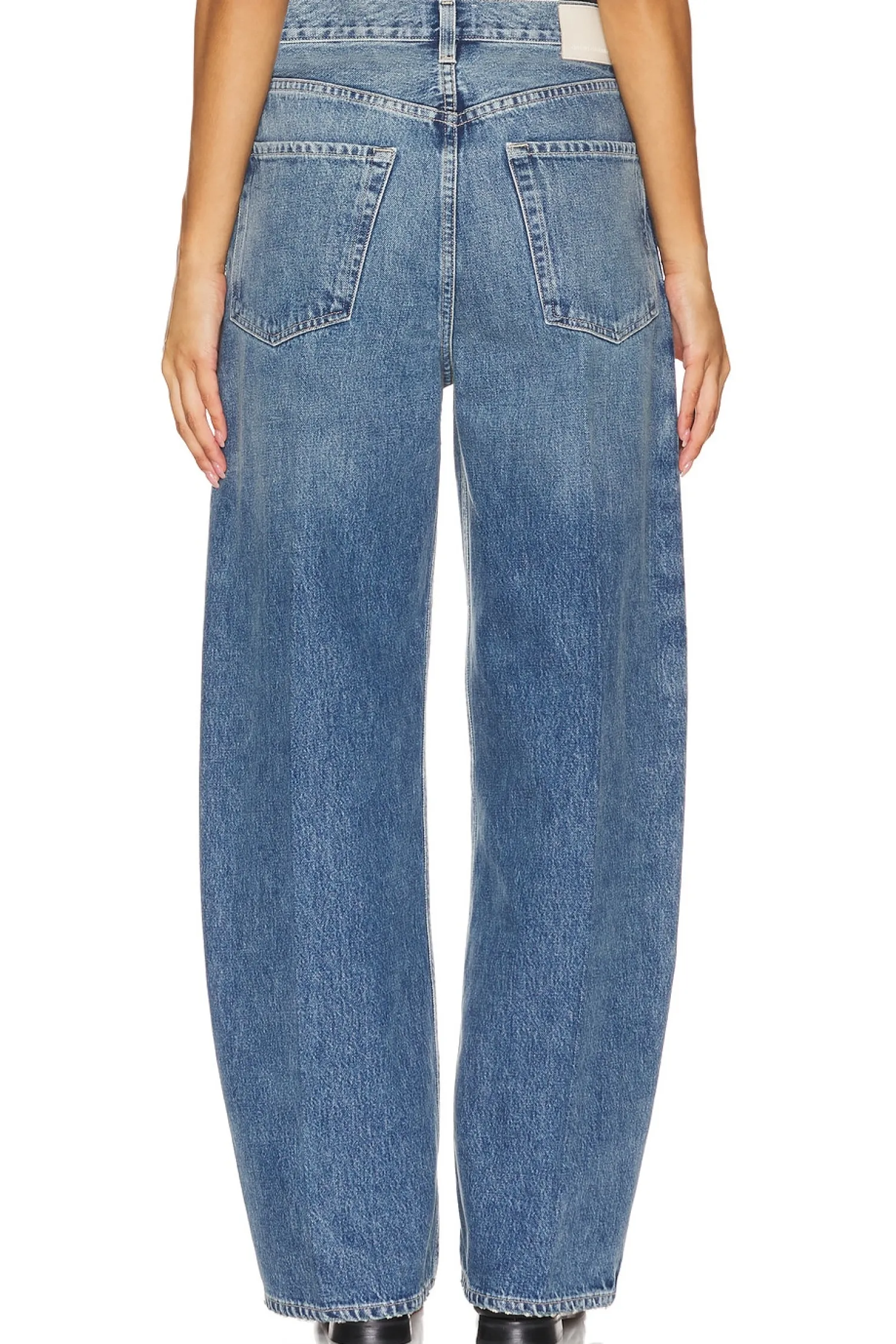 Women Citizens of Humanity Pants>Ayla Baggy With Tuxedo Stripe