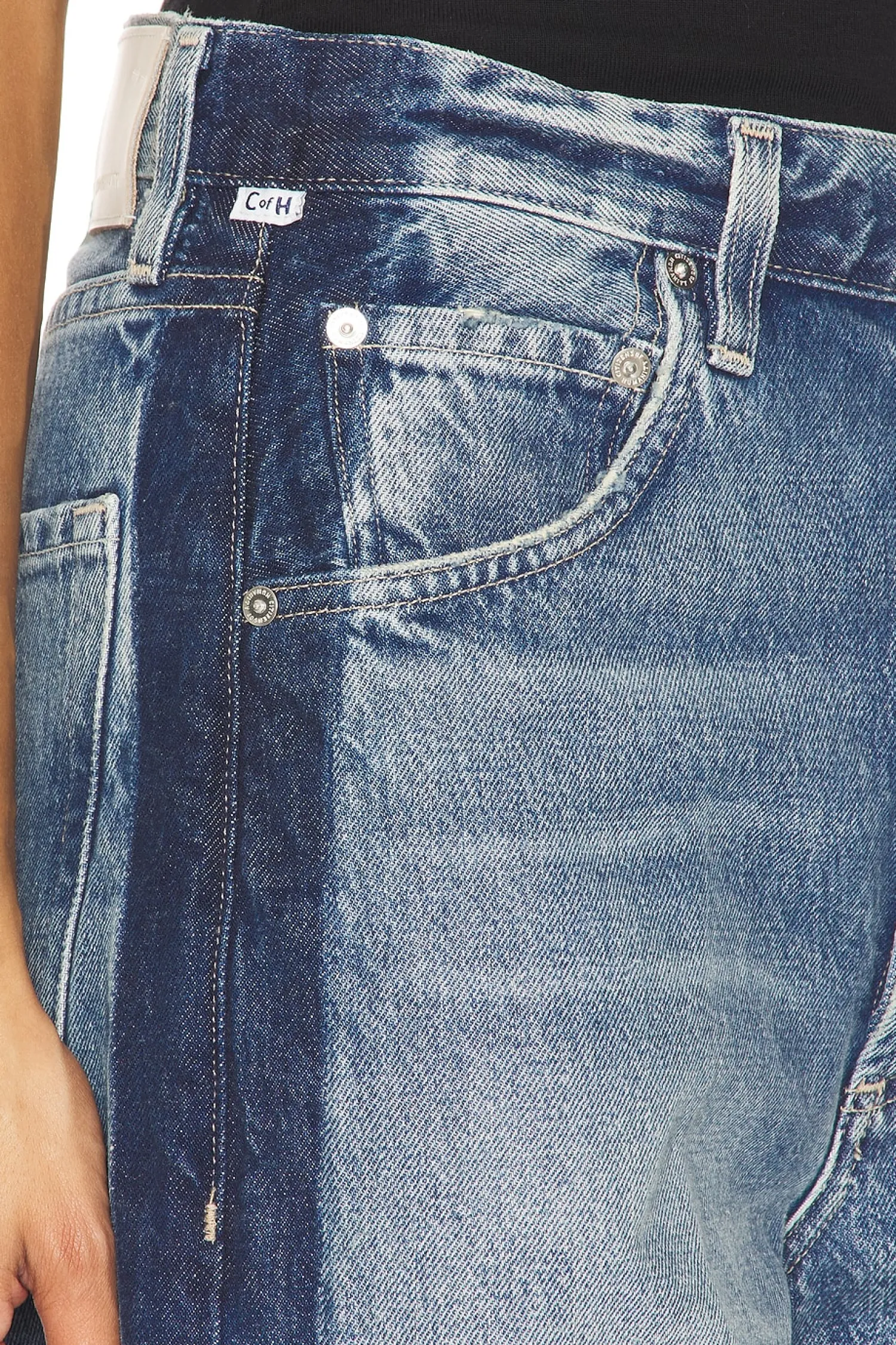 Women Citizens of Humanity Pants>Ayla Baggy With Tuxedo Stripe