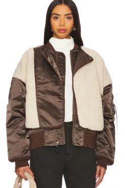 Women ALPHA INDUSTRIES Jackets & Coats>B-15 Sherpa Hybrid Jacket