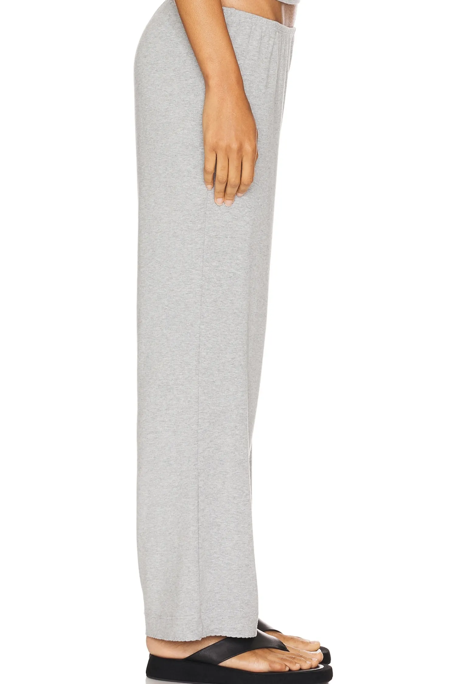 Women DONNI. Pants|Loungewear>Baby Rib Scallop Pant