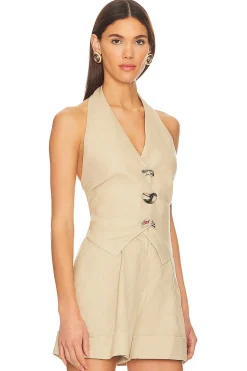 Women SELMACILEK Jackets & Coats>Back Cut Out Vest