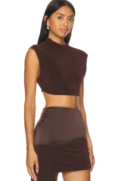Women Khanums Matching Sets>Backless Cropped Tee