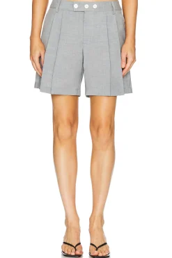 Women Marissa Webb Matching Sets>Bailey Pleated Wool Short
