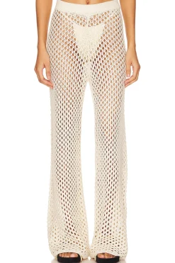 Women MINKPINK Pants>Balmy Crochet Knit Pants