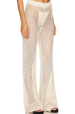 Women MINKPINK Pants>Balmy Crochet Knit Pants