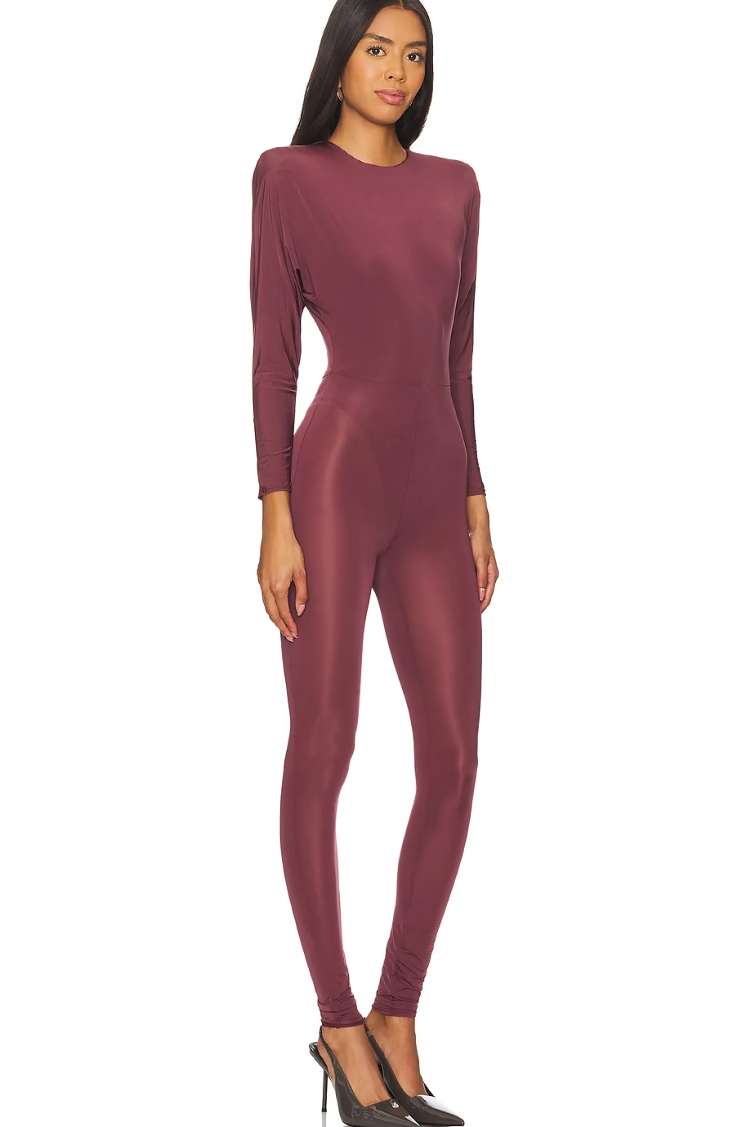 Women Alex Perry Jumpsuits>Batwing Jersey Catsuit