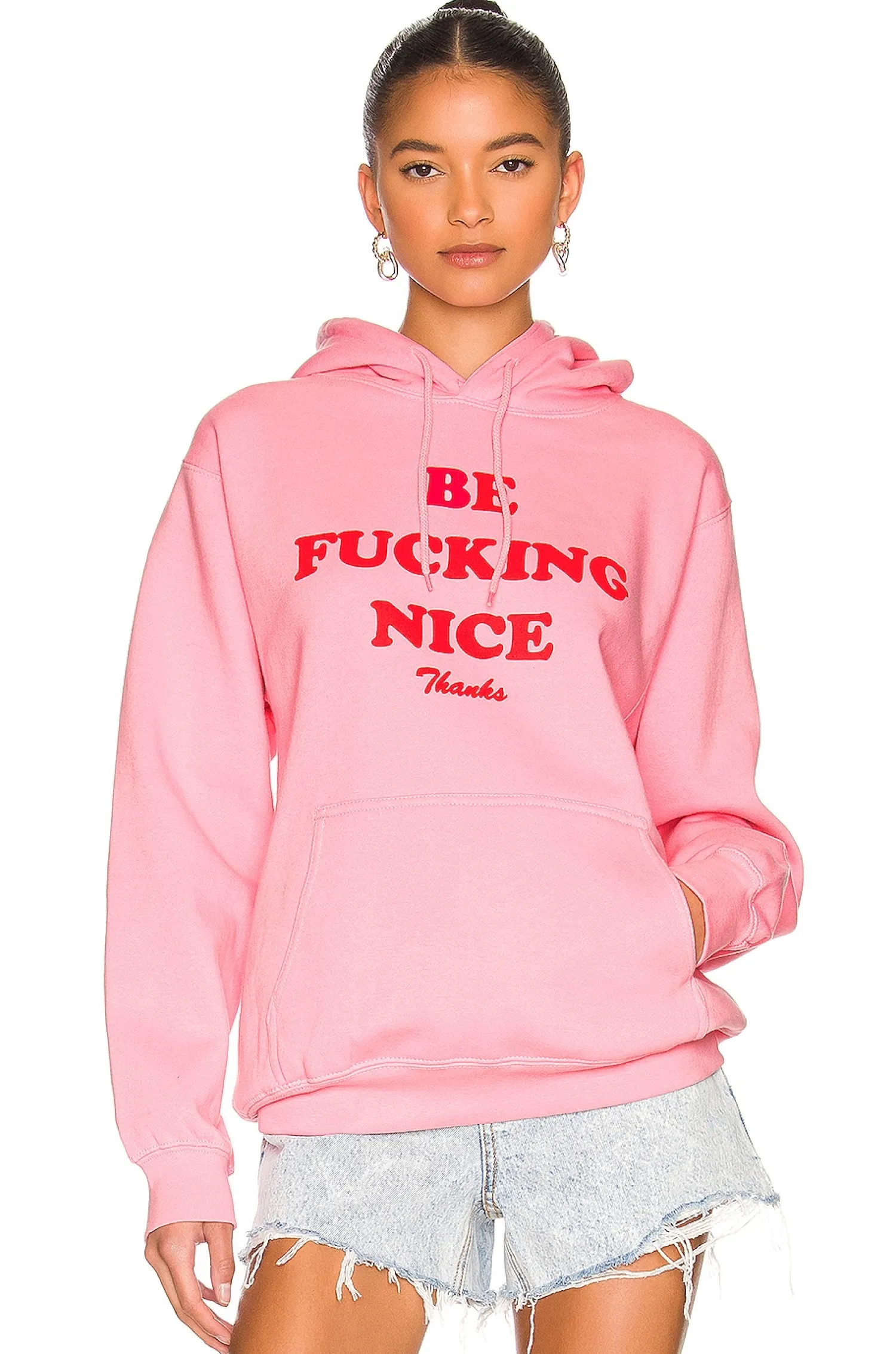 Women DEPARTURE Loungewear>Be Nice Hoodie