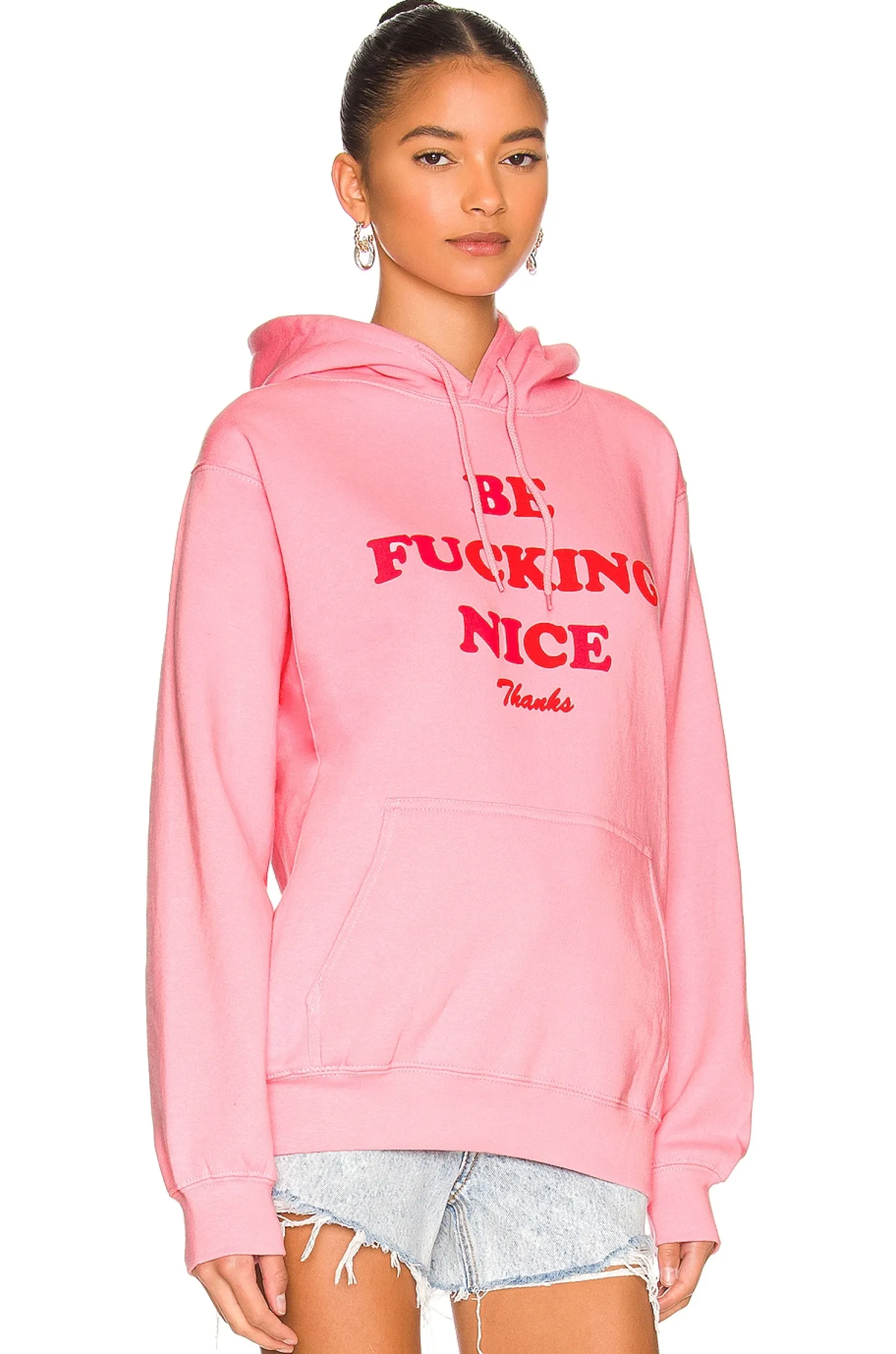 Women DEPARTURE Loungewear>Be Nice Hoodie