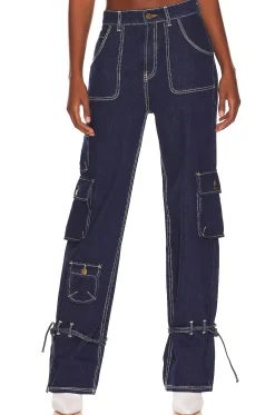 Women LPA Pants>Bea Mid Rise Barrel Cargo