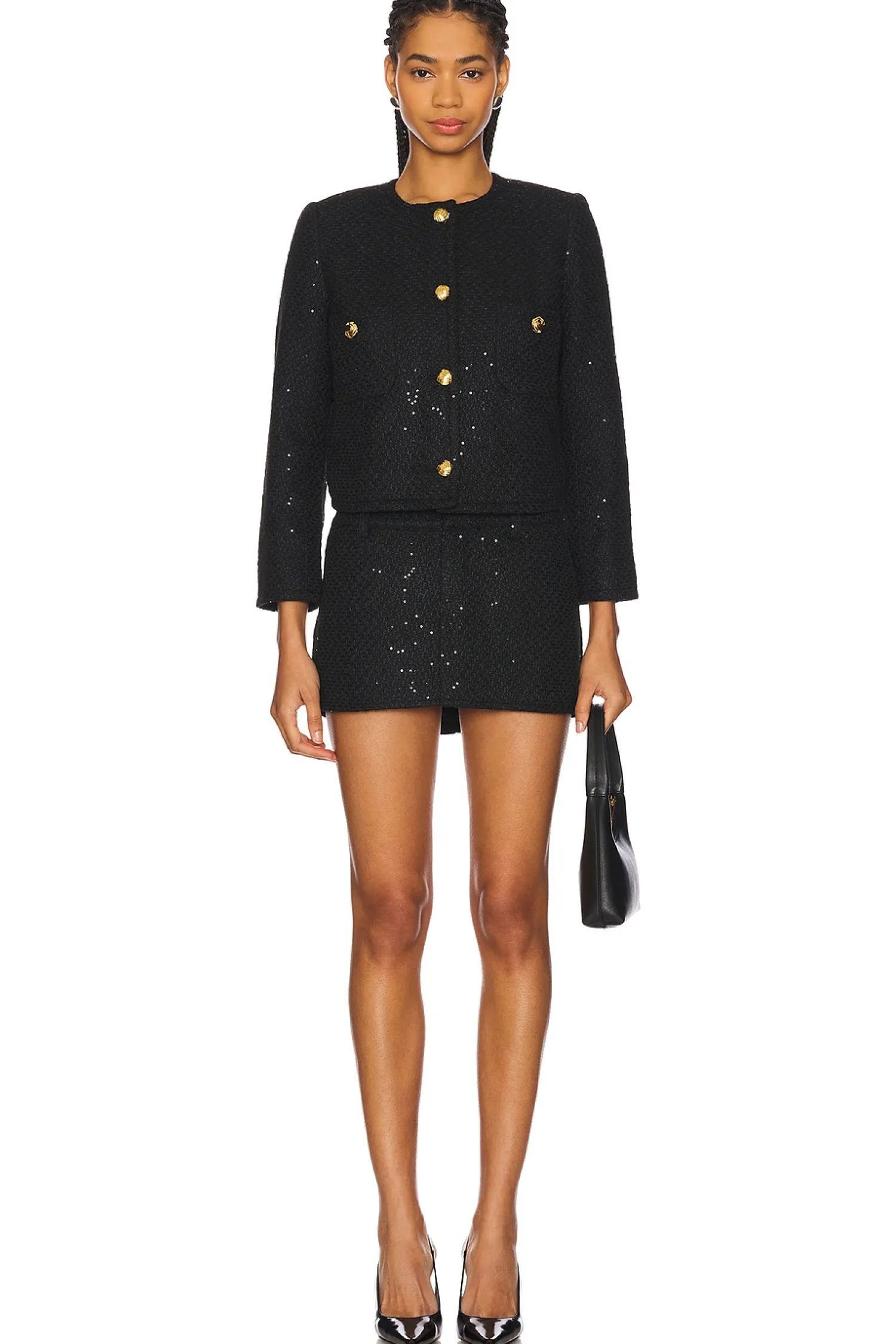 Women GUIZIO Jackets & Coats>Bela Tweed Jacket