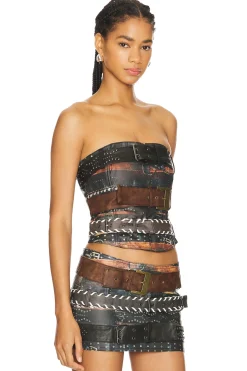 Women Jaded London Matching Sets>Belt Bandeau Top