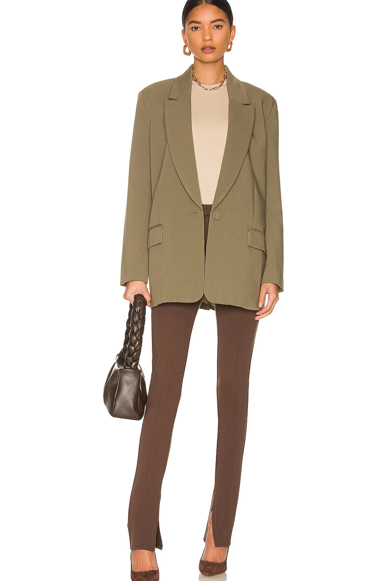 Women Bardot Jackets & Coats>Belted Blazer