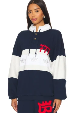 Women Boys Lie Loungewear>Better Luck Next Time Henley Sweatshirt
