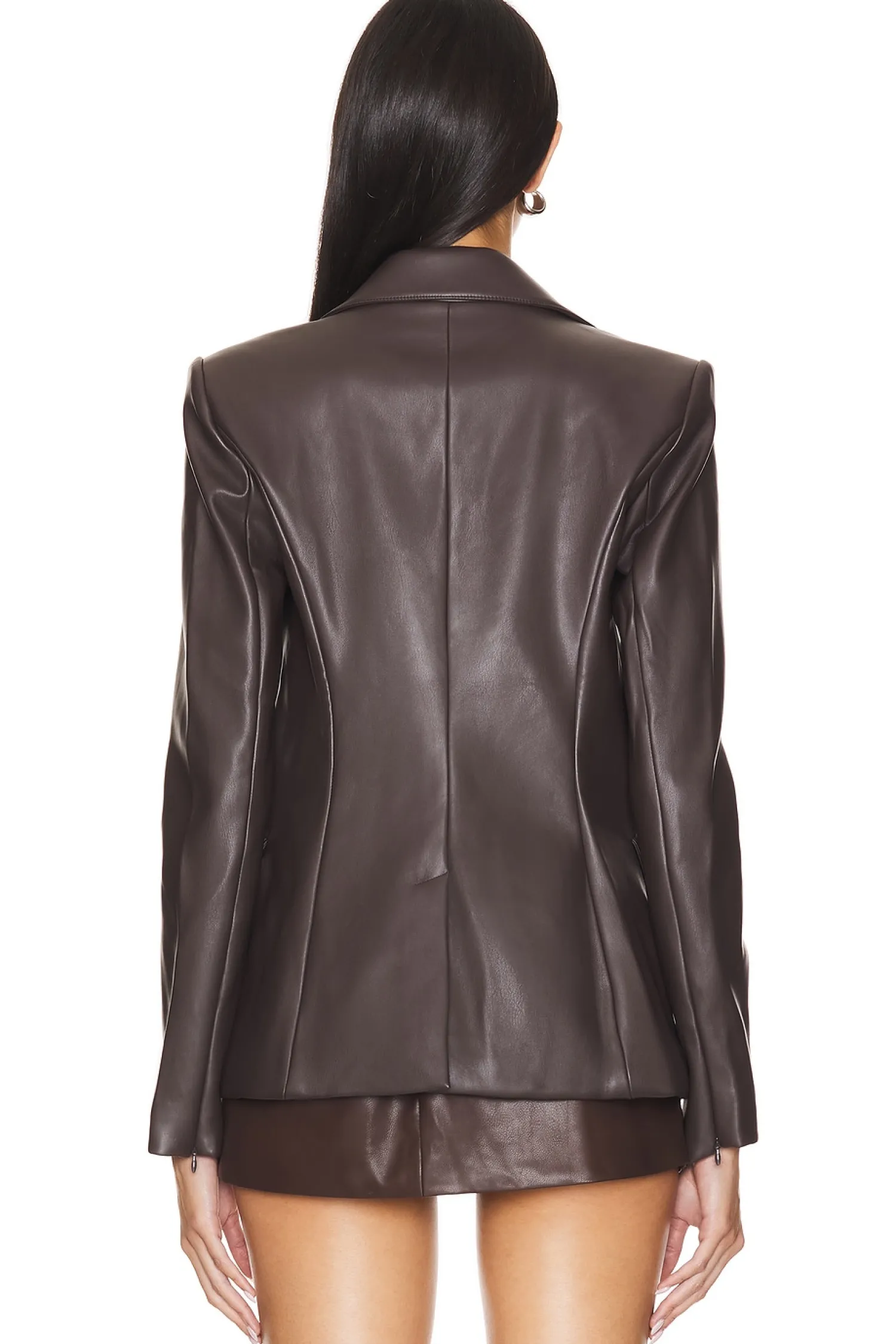 Women Good American Jackets & Coats>Better Than Leather Sculpted Blazer