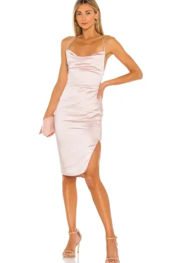 Women superdown Dresses>Billie Drape Midi Dress