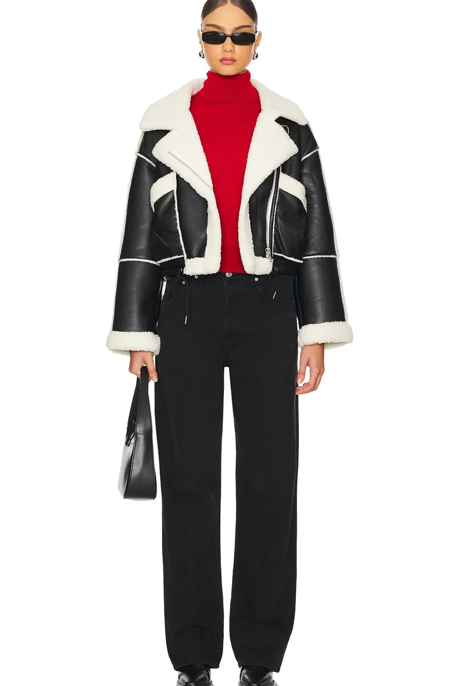 Women BLANKNYC Jackets & Coats>Black & White Jacket