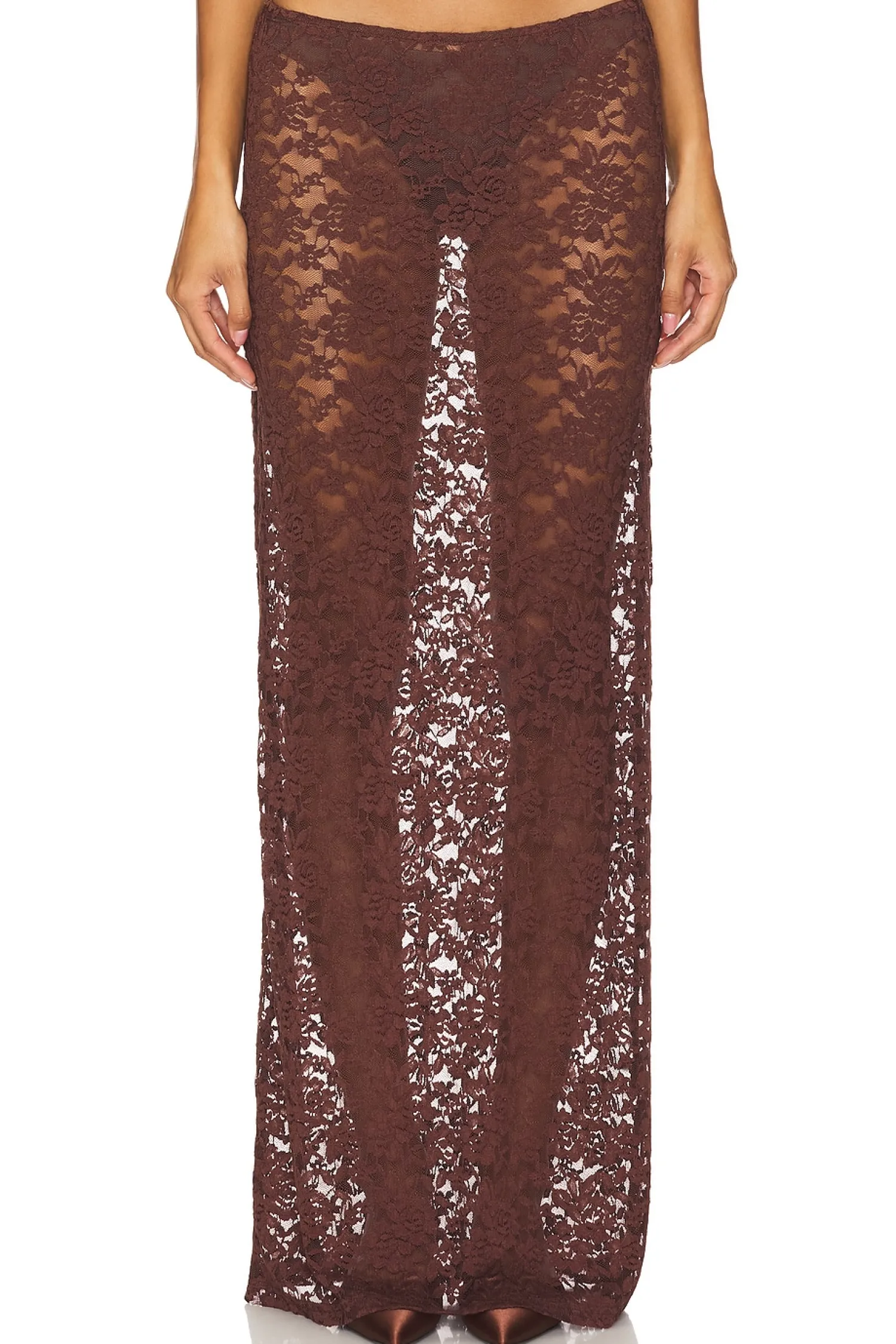 Women LIONESS Matching Sets>Black Swan Lace Maxi