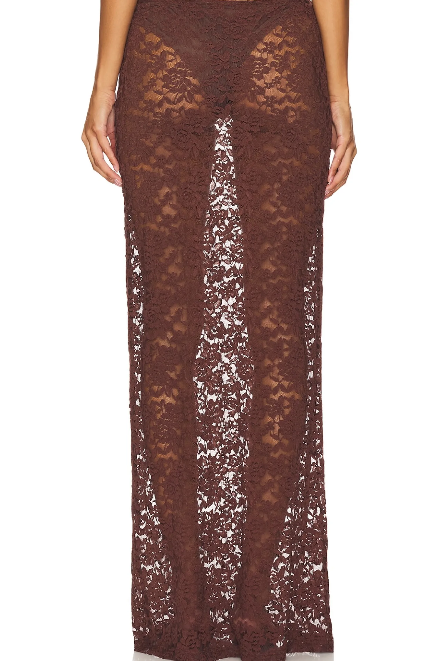 Women LIONESS Matching Sets>Black Swan Lace Maxi