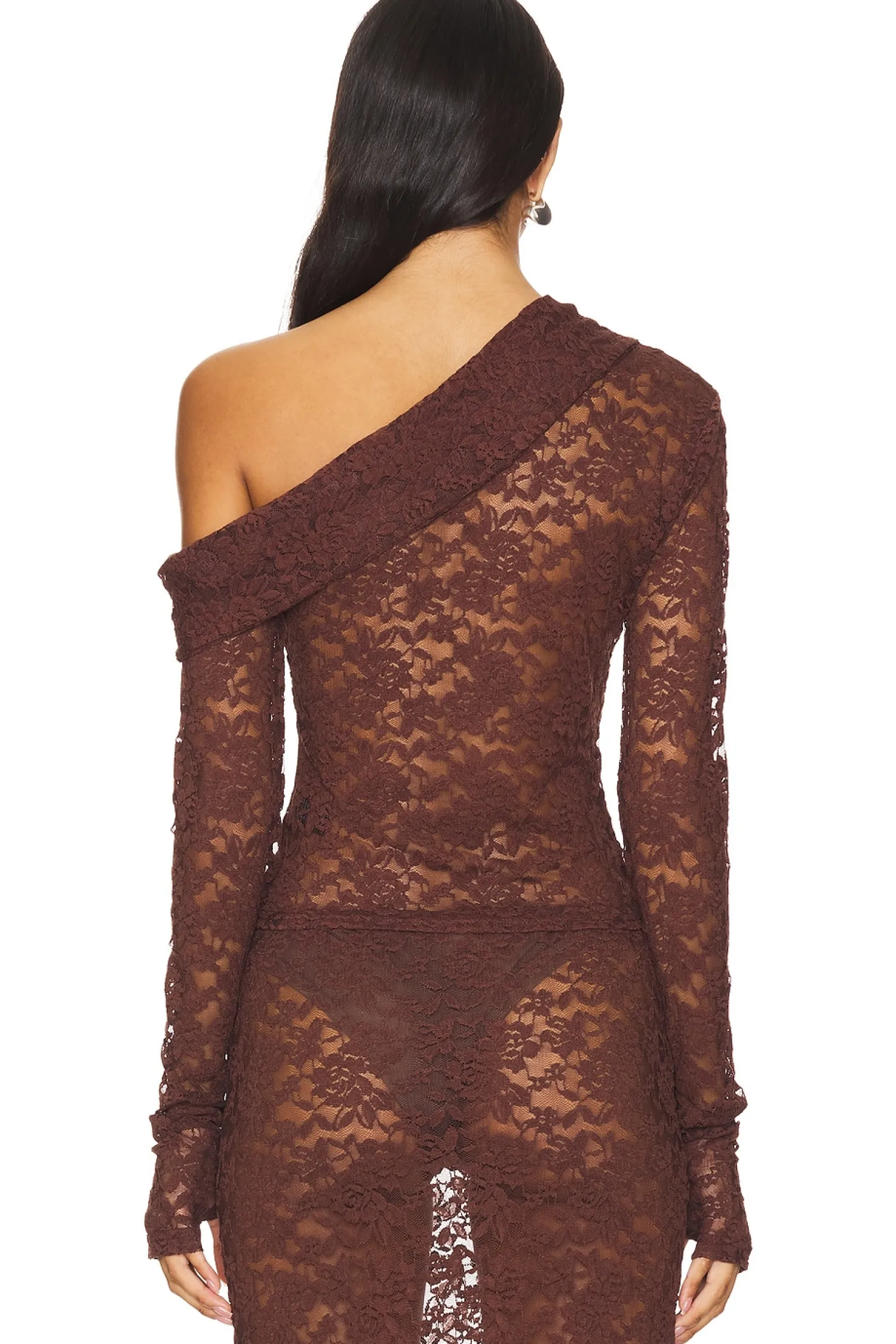 Women LIONESS Matching Sets>Black Swan Off Shoulder Top