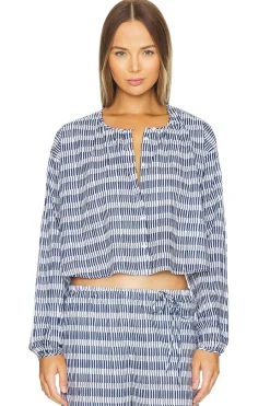 Women Skin Matching Sets>Blair Cropped Shirt