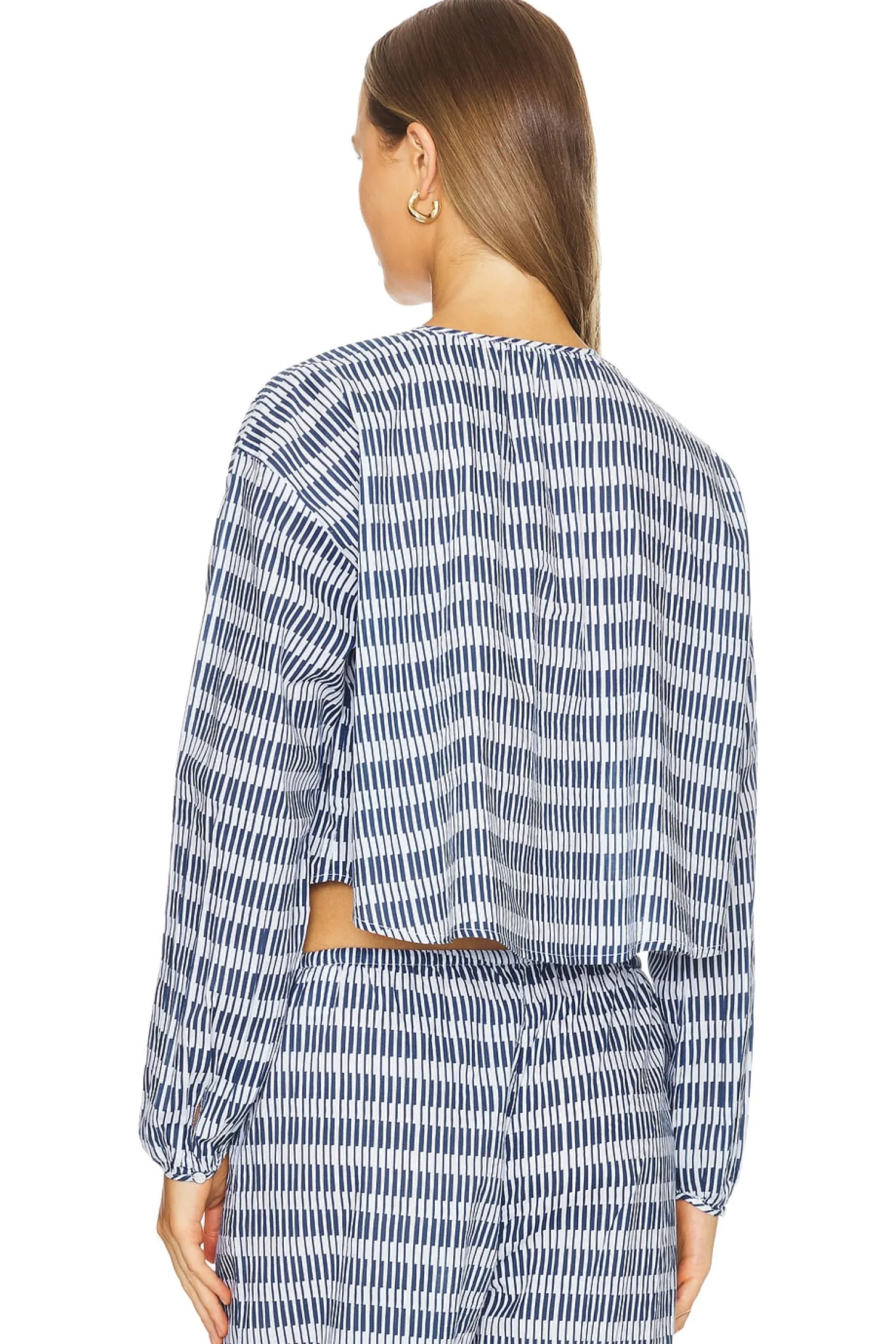 Women Skin Matching Sets>Blair Cropped Shirt