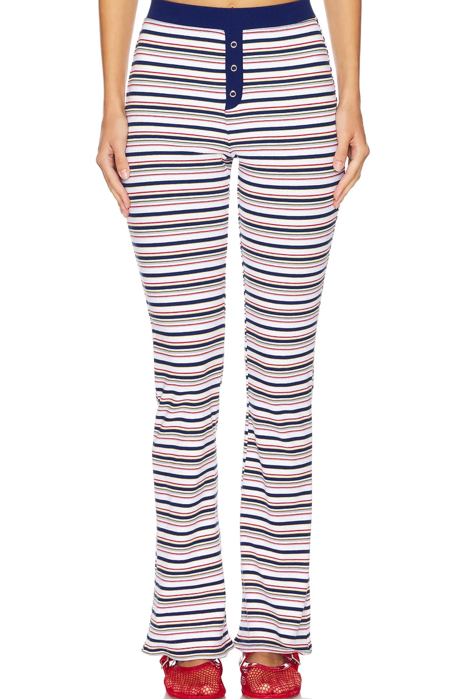 Women Frankies Bikinis Matching Sets|Loungewear>Blair Rib Pant