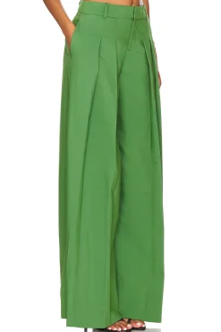 Women Alice + Olivia Pants>Blaire Ultra Low Rise Pleated Pant