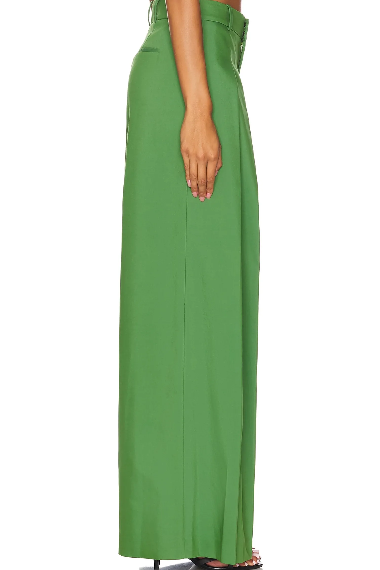 Women Alice + Olivia Pants>Blaire Ultra Low Rise Pleated Pant