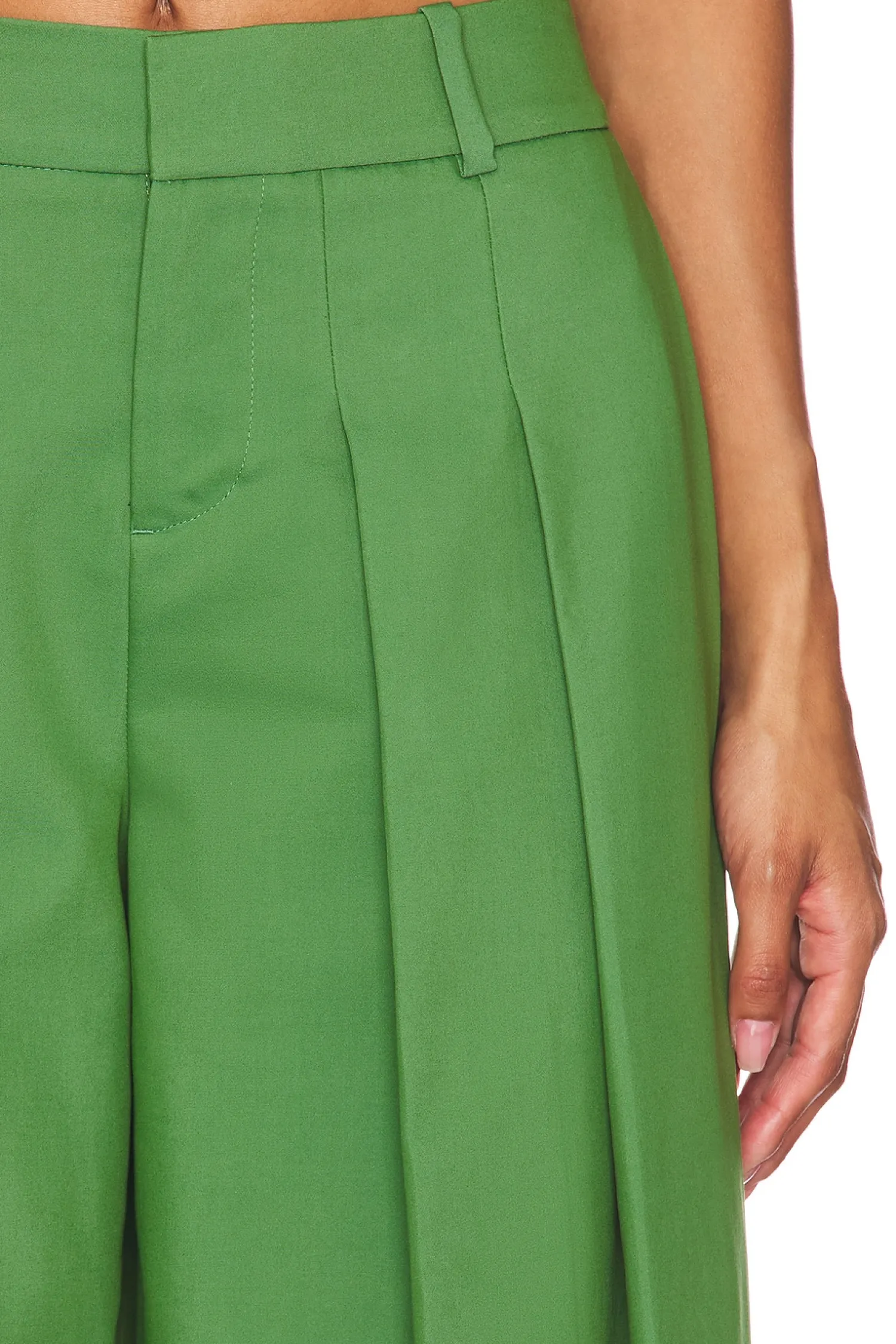 Women Alice + Olivia Pants>Blaire Ultra Low Rise Pleated Pant