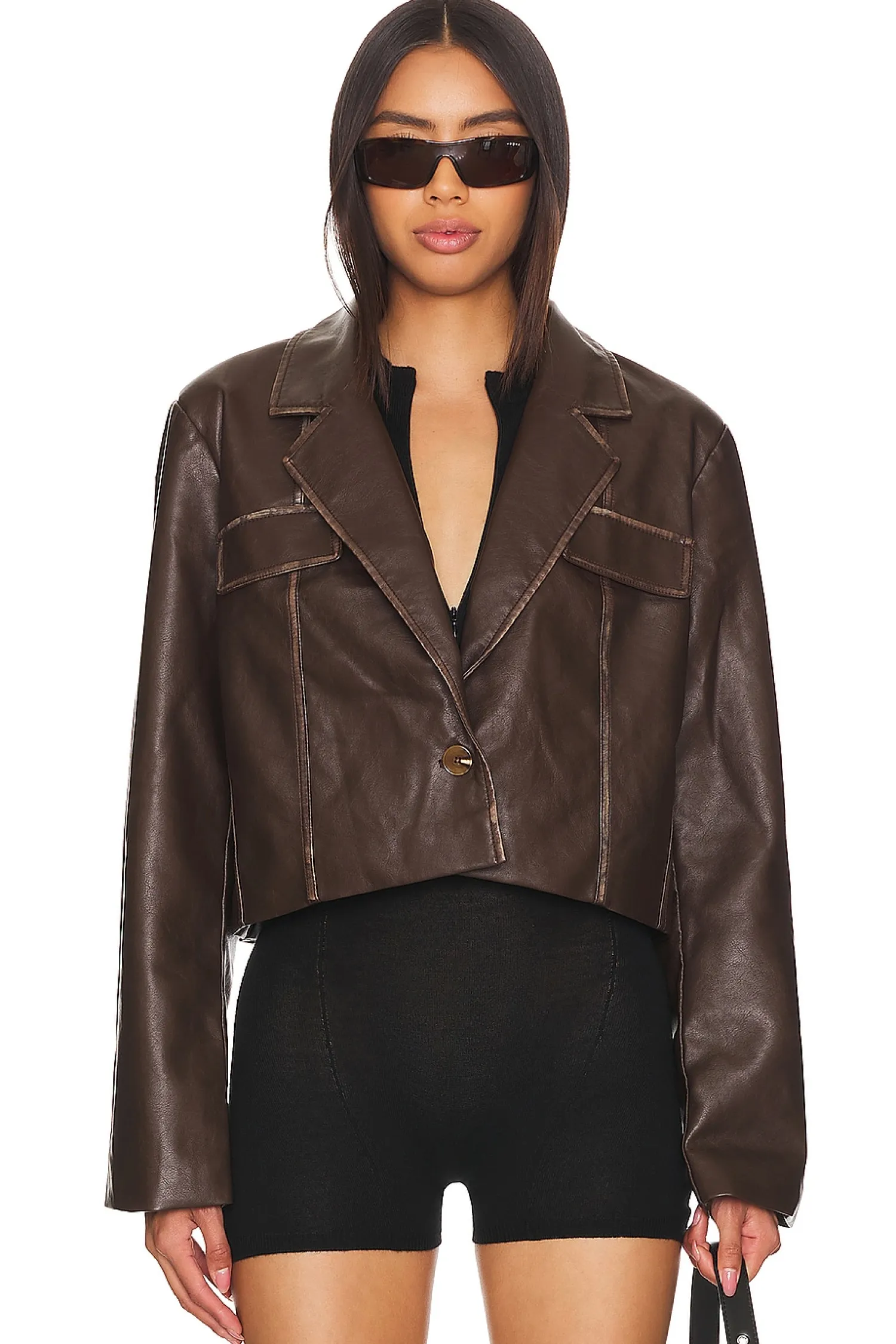 Women superdown Jackets & Coats>Blakely Faux Leather Jacket