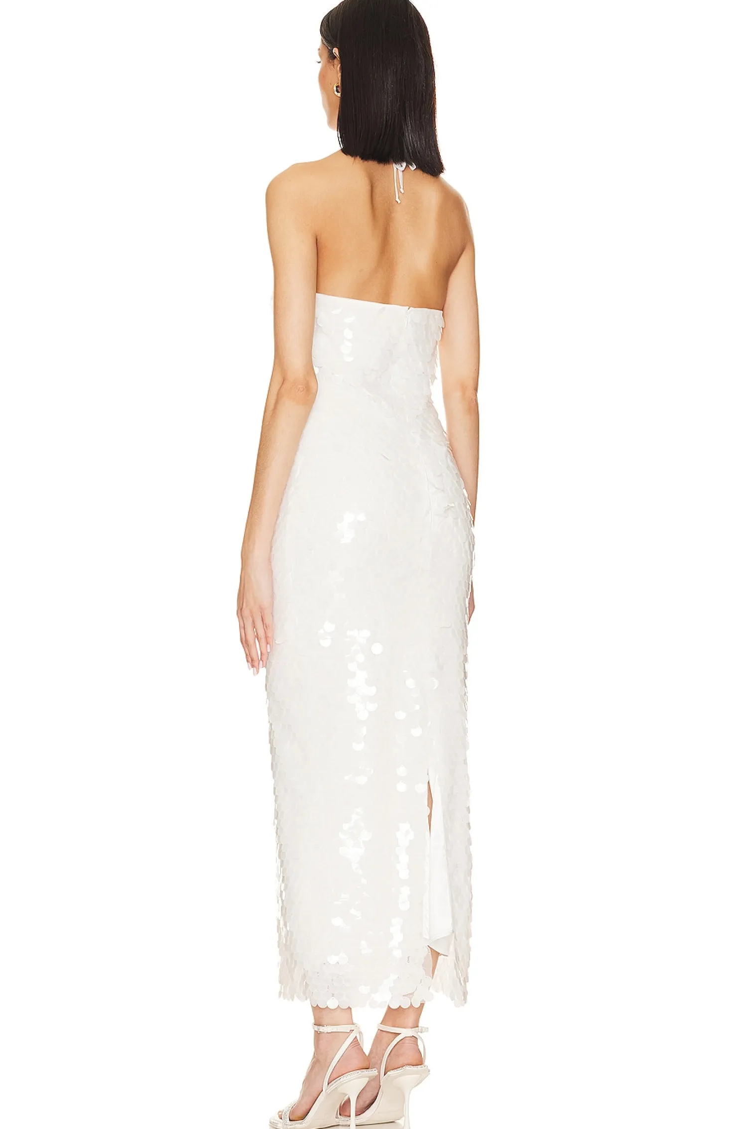 Women The New Arrivals by Ilkyaz Ozel Dresses>BlancaTriangle Neck Dress