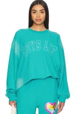 Women Boys Lie Loungewear>Boardwalk Thermal Kara Crew