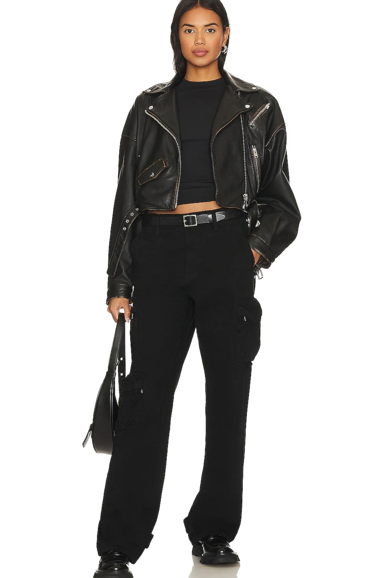 Women PISTOLA Pants>Bobbie Mid Rise Loose Straight Utility
