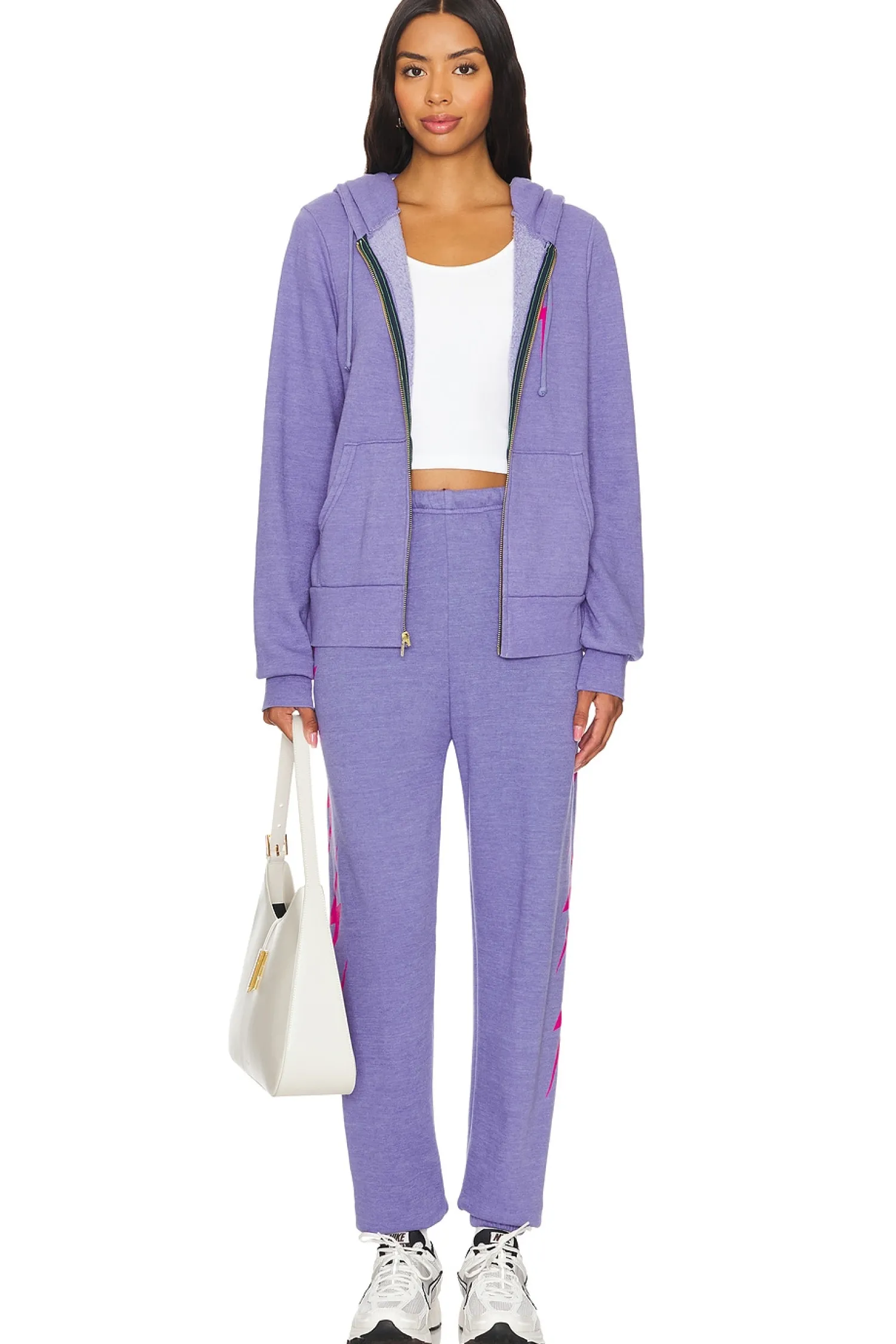 Women Aviator Nation Loungewear>Bolt 2 Zip Hoodie