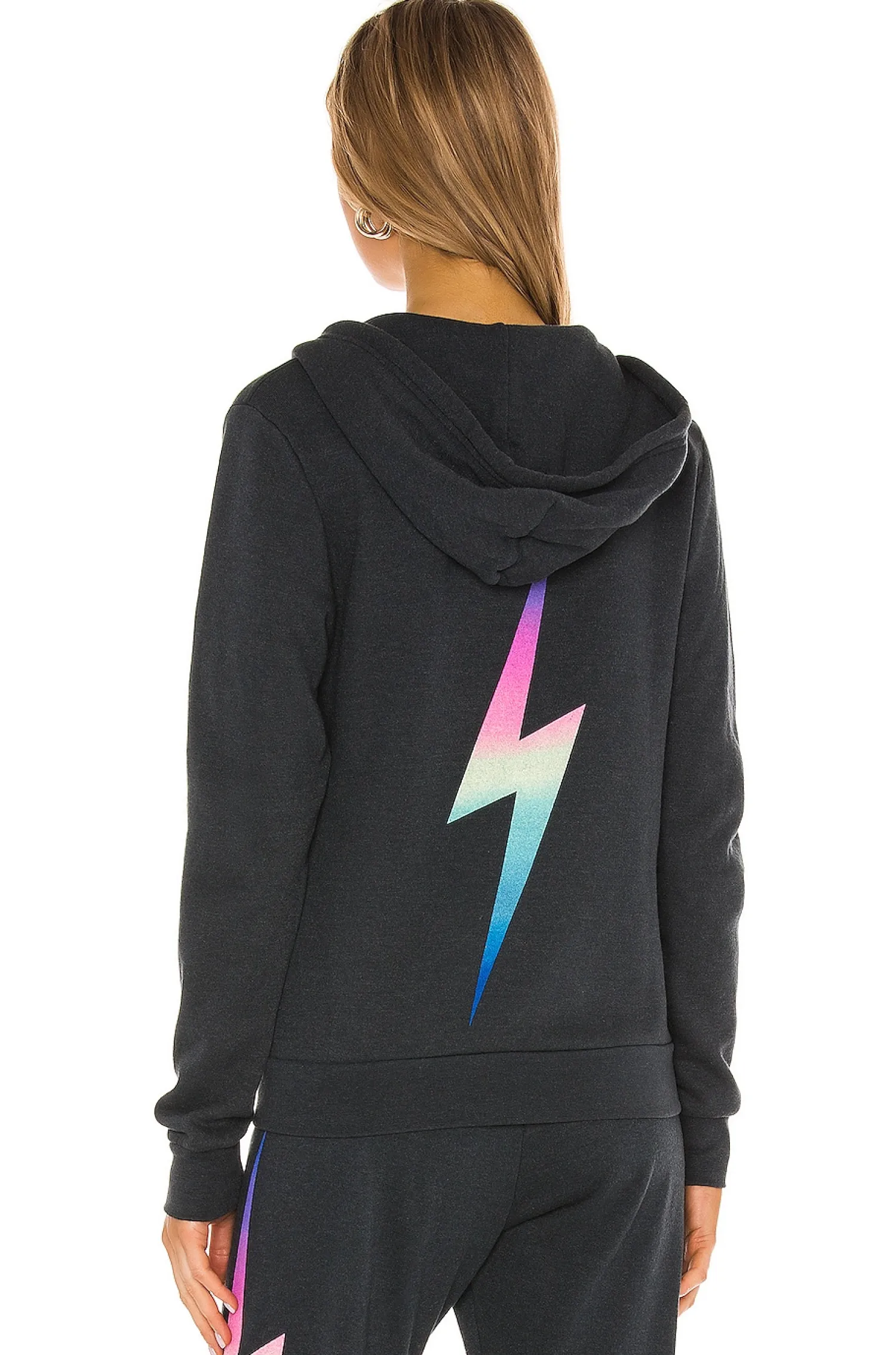 Women Aviator Nation Loungewear>Bolt Zip Hoodie