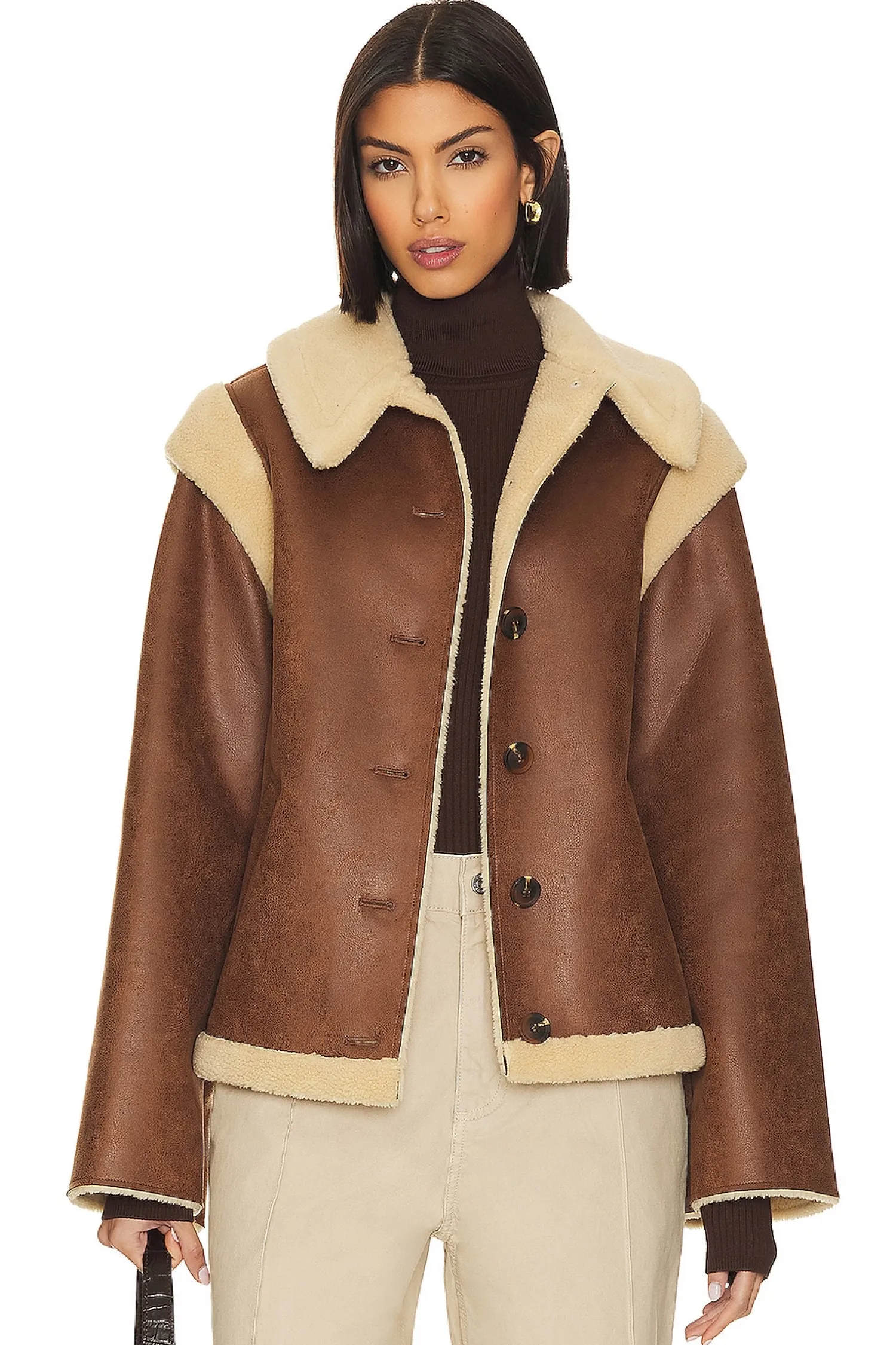 Women LPA Jackets & Coats>Bona Sherpa Jacket