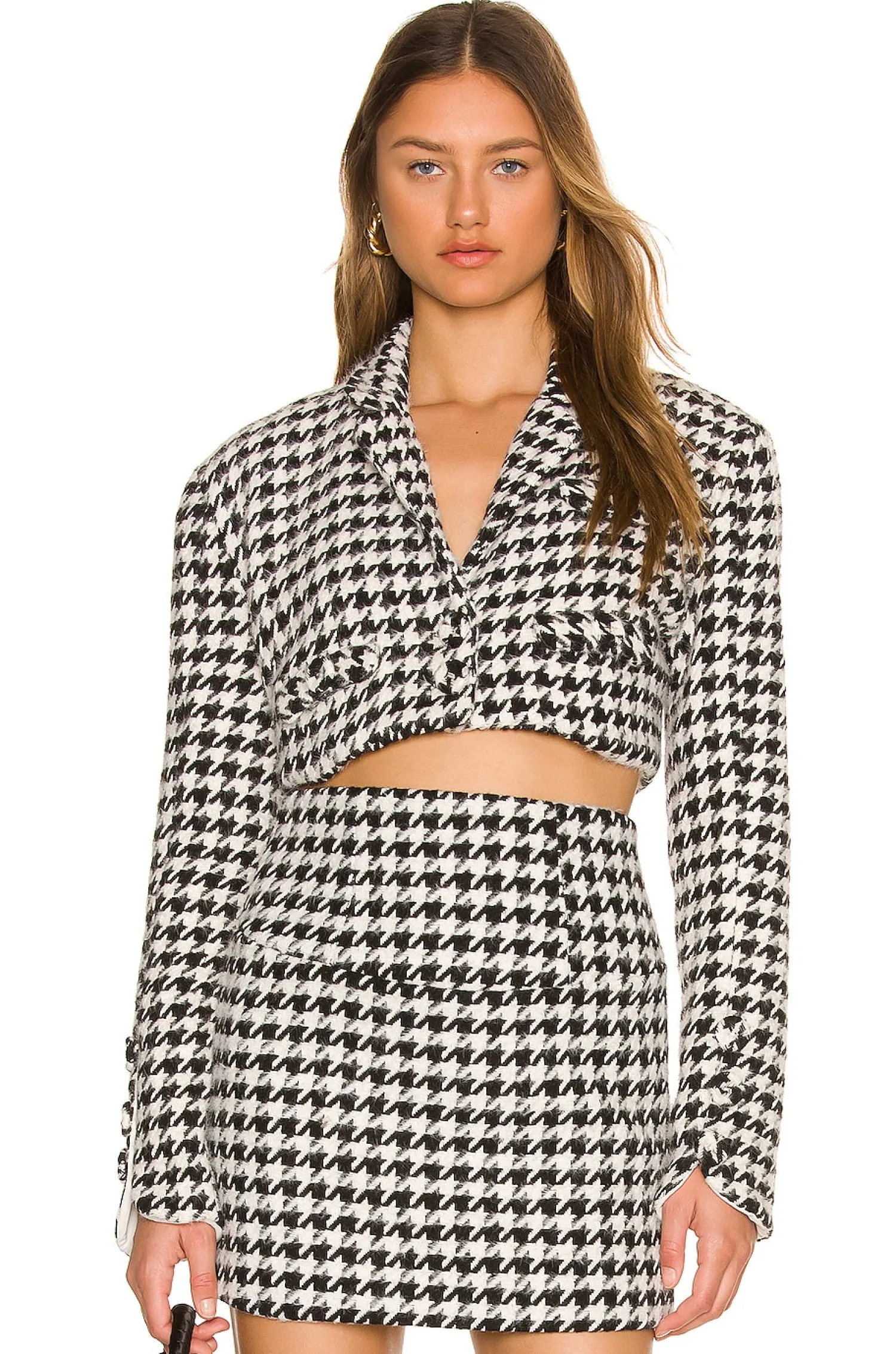 Women For Love & Lemons Jackets & Coats>Bonnie Cropped Blazer