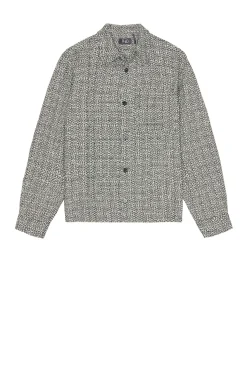 Women WAO Jackets & Coats>Boucle Tweed Shirt Jacket