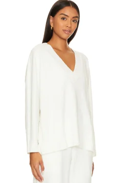 Women eberjey Loungewear>Boucle V-Neck Top