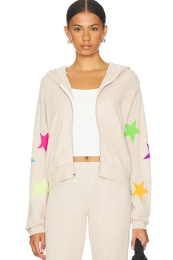 Women Michael Lauren Loungewear>Bowman Crop Zip Up