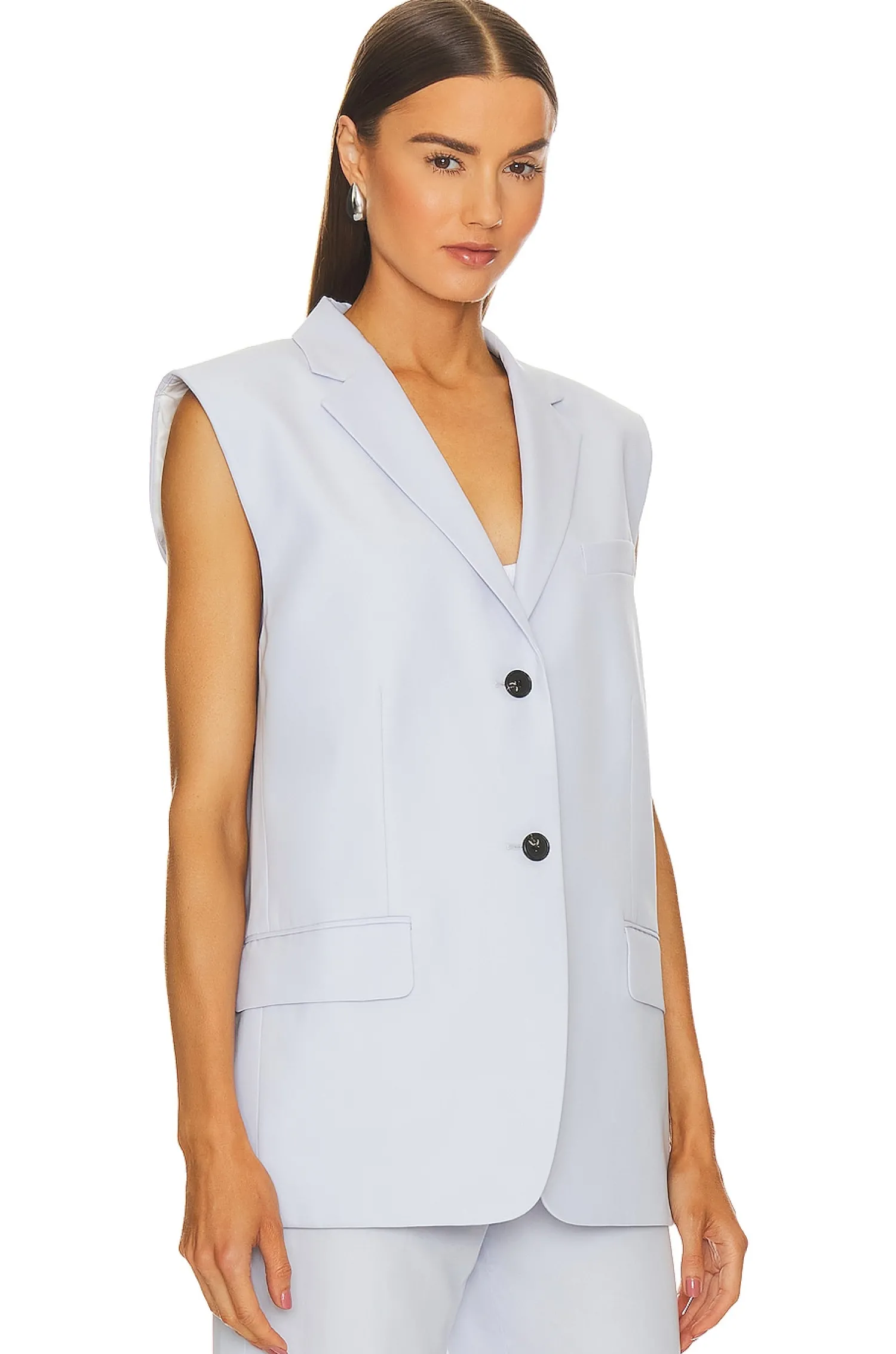Women Theory Jackets & Coats>Boxy Oversized Vest