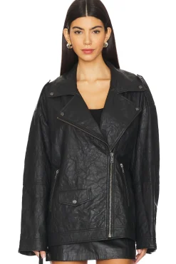 Women One Teaspoon Jackets & Coats>Boyfriend Biker Jacket