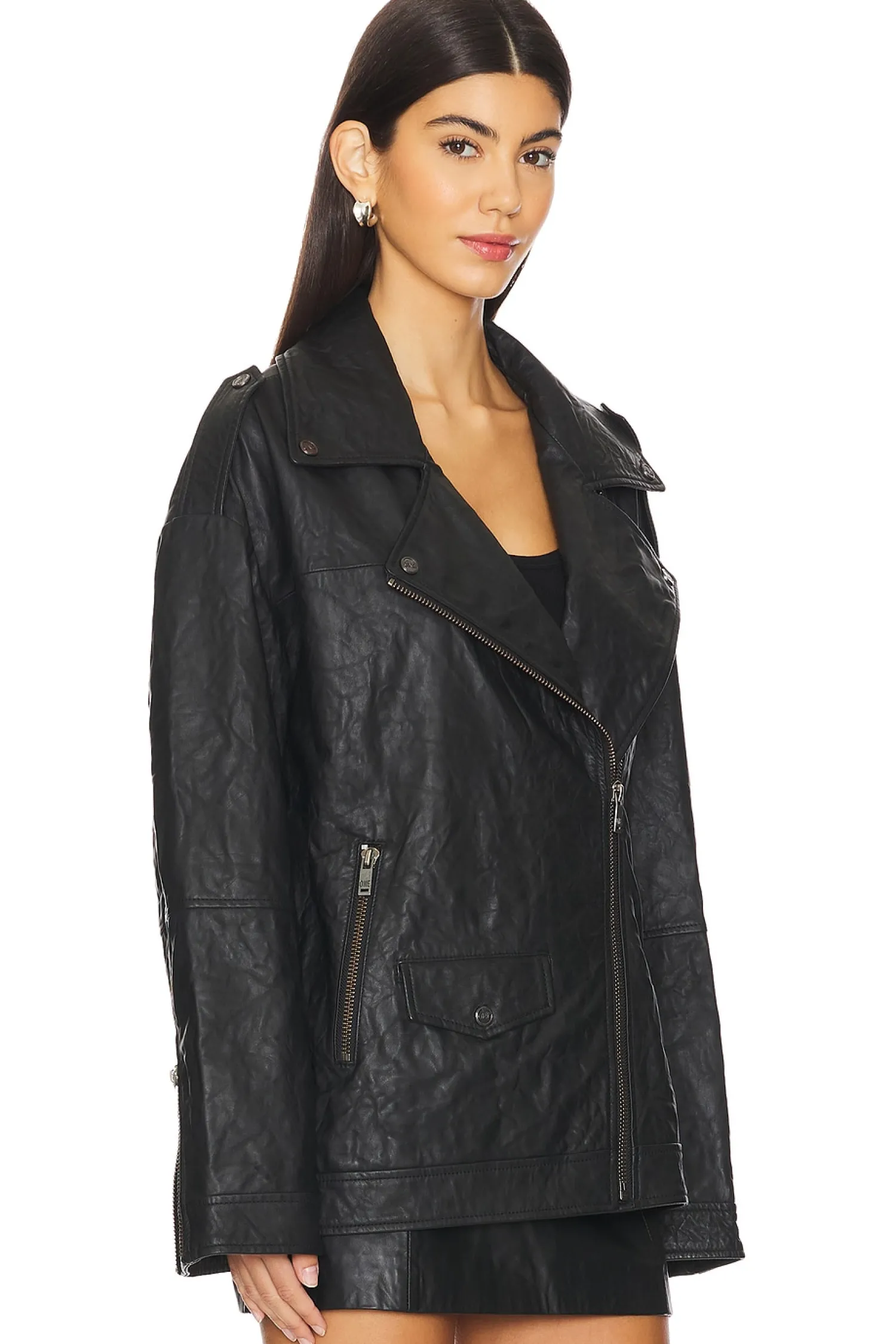 Women One Teaspoon Jackets & Coats>Boyfriend Biker Jacket