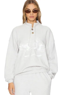 Women Boys Lie Loungewear>Athletics Henley Hoodie